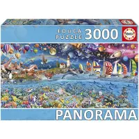 Educa Livspanorama-pussel 3000 Bitar