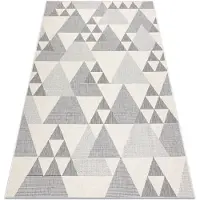 Rugsx Matta SPRING 20409662 triangles sisal, ögla - kräm 80x150 cm