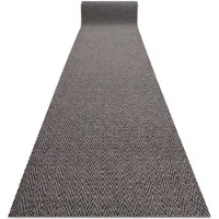 Rugsx Dörrmatta halkskydd 100 cm MAGNUS 1951 Sicksack utomhus, inomhus beige 100x550 cm