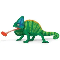 Safari Ltd. Besljad kameleontfigur - Detaljerad 9,25" modellfigur - Pedagogisk leksak fr pojkar, flickor och barn i ldrarna 3+
