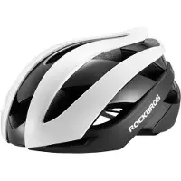 RockBros 10110004001 cykelhjälm, storlek L - vit och svart