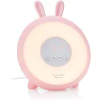 Rabbit & Friends Lampa - Wake Upp - 20x15x6 cm - Rosa - - One Size - Nattlampa