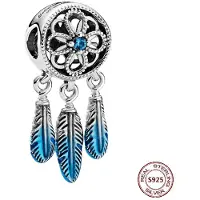 FOXANRY Jewelry Passar Pandora Original Armband Sterling Kameleon Stjärna Måne Berlocker Sköldpadda Blå Ögon Pärlor DIY Smycken Halloween Gåva