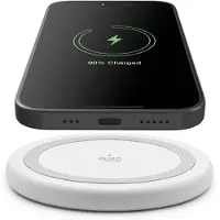 Puro laddare Wireless Charging Station QI 10W (vit)