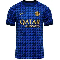 Nike Inter Tränings T-Shirt Pre Match - Blå/Svart/Guld - , storlek X-Small