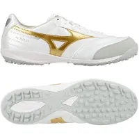 Mizuno Morelia Sala Pro Tf Bright Gold - Vit/guld/silver - Turf (Tf), storlek 39