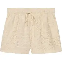 Superdry för kvinnor. W7110516A Spetsshorts beige (M), Casual, Bomull
