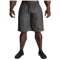 Gasp NO1 Mesh Shorts, black/flame, medium