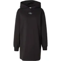Calvin Klein Jeans Monogram Hooded Sweatshirt Dress
