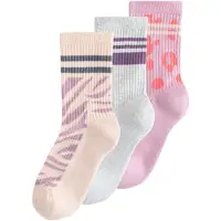 Next Sockor kräm / ljusgrå / syrén / hallon