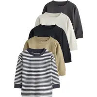 Next T-shirt marinblå / antracit / khaki / svart / off-white