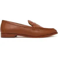 Ralph Lauren för kvinnor. 802P09042002 Wynnie läderloafer (40), Hud, Brun, Karta, Ingen, Casual
