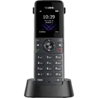 Yealink W74H - Trådlös förlängningshandenhet - med Bluetooth interface med nummerpresentation - DECT - 3-riktad samtalsförmåg - rymdgrå