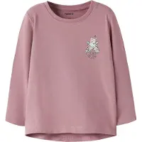 Name it T-shirt 'NMFVIX' duvblå / mauve / rosa / vit
