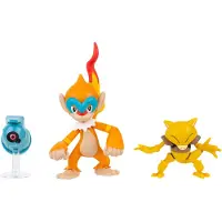 Jazwares Figurer - 3-pack - Battle Figure - Beldum/Monferno/Abra - - One Size - Leksaksfigur