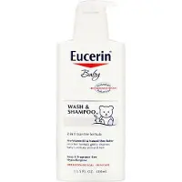 Eucerin , Baby, Tvätt & Shampoo, Parfymfri, 13,5 fl oz (400 ml)