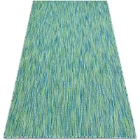 Rugsx Modern FISY matta SISAL 20776 sicksack, melange blå 80x150 cm