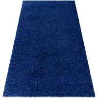 Rugsx Matta SOFFI shaggy 5cm mörkblå 80x150 cm