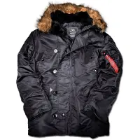 Alpha industries Vinterparkas 'N3B' svart