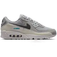 Nike Sneaker Air Max 90 Premium - Grå/Grå/Vit/Turkos, storlek 45