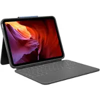 Logitech Rugged Folio tangentbordscase för iPad 10,9" (10:e gen & A16) – grafit