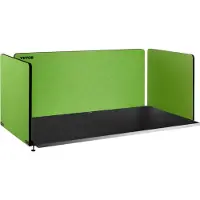 Vevor Skrivbordsavdelare 60'' Skrivbordsavdelare, 3 Paneler Akustikpanel, Ljudabsorberande Akustikpanel, Minskar Buller och Synliga Distraktioner, Lätt Klämbar Avdelare Grön