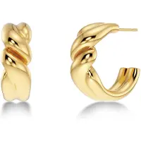 Edblad Twist Hoops L Gold 127939