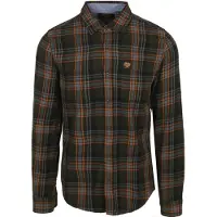 Superdry för män. M4010727A Lumberjack grön skjorta (XXL), Casual, Bomull, Lång ärm