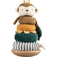 Sebra Tumling &amp; Stapelleksaker - Monkey Maci - - One Size - Stapelleksaker