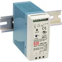 MEAN WELL DRC-60B DIN-skena nätaggregat 27.6 V/DC 1.4 A 59 W Antal utgångar:2 x Innehåll 1 st