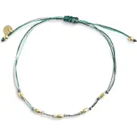 Luxenter Bracelet i Cadás Glas Dorcha agus Miotal Alloy le bailchríoch Róidiam - Buawe
