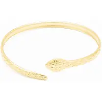 Luxenter Armband - - Raxa - 18 karats gult guldplätering - Diameter 60 mm - Dam beige