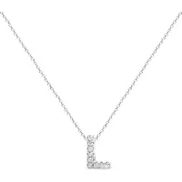 Luxenter Halsband 'Alphabet' vit