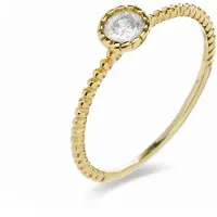 Luxenter Naadim 925 Sterling Silver Guldpläterad Ring