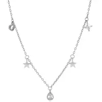 Luxenter Halsband 'Estrella' silver