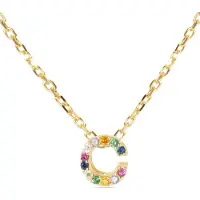 Luxenter Halsband 'Alphabet' blandade färger