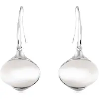 Luxenter Jelani Cat's Eye örhängen med rhodiumfinish