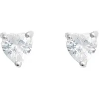 Luxenter eqoyi-örhängen i 925 sterlingsilver och rodiumpläterade zirkoner