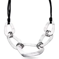 Luxenter Halsband Utbe rhodiumfinish