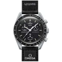 Swatch X Omega Bioceramic MoonSWATCH Mission To The Moon SO33M100 SO33M100 Black Dial black