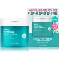 Beyond Angel Tea Tree Oil Problem Toner Pad 130 Pads (185 ml) - Lugnande & Exfolierande Vård