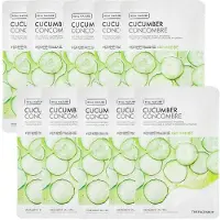 THE FACE SHOP Gurka Real Nature Maskark (1 Ark × 10 Förpackningar)
