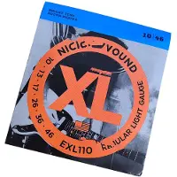 TOMTOP JMS 6-pack Elektrisk Gitarrsträngar Ståltråd EXL110 10?46 musikinstrumentstillbehör