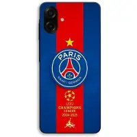 CAPACHEAP Fodral För Samsung Galaxy A07 PSG LOGGA JORDAN CHAMPIONS LEAGUE VINNARE Maniacase svart