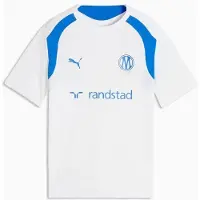 Puma Marseille Tränings T-Shirt - Vit/Blå Barn - , storlek 176 cm