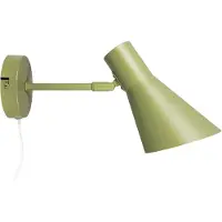Dyberg Larsen Vägglampa , DL12, Grön, Vardagsrum, Metall, Skandinavisk