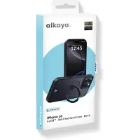 Alkaya Lucid 360 FlexStand Case med MagSafe för iPhone 16, svart