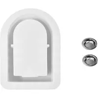 Semoic Square Hexagon Arch Ljuskopp RöKelsebräNnare Silikonform DIY Gips HäLla Aromaterapi FöRvaringsform, C
