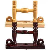 Semoic 2st Palace Fläkthållare Träfläkthållare Handfläktar Heminredning Fläkt Display Fäste Japansk Fläkthållare Dekorationer