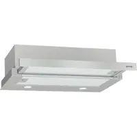 Gorenje Essential TH62E4X - Kåpa - teleskopisk - bredd: 60 cm - djup: 30.6 cm - utsug och återcirkulering (-) - rostfritt stål